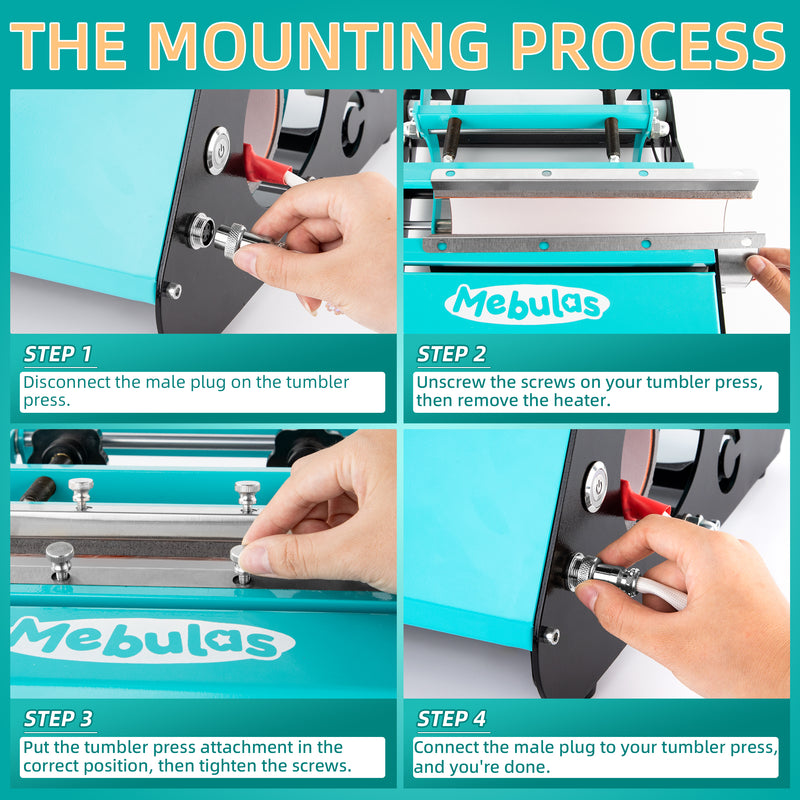 Tumbler Heat Press Attachment 30oz